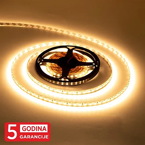 SMD LED traka 10W/1m 12V 3000K IP20 5m kotur 120 LED/1m 5Y MLM-2835-120-ML