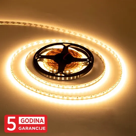 SMD LED traka 10W/1m 12V 3000K IP20 5m kotur 120 LED/1m 5Y MLM-2835-120-ML