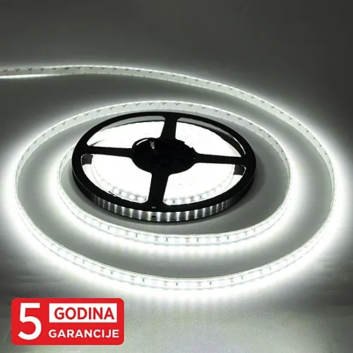 SMD LED traka 10W/1m 12V 6500K IP65 5m kotur 120 LED/1m 5Y MLO-2835-120-ML