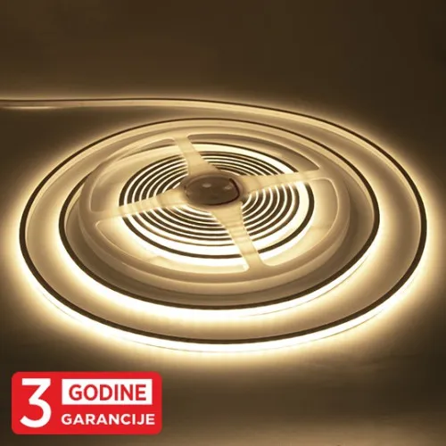 SMD LED neon FLEX traka 8W/1m 24V 4000K IP67 5m kotur 6x6mm 120 LED/1m 3Y MLU-2835-120-ML