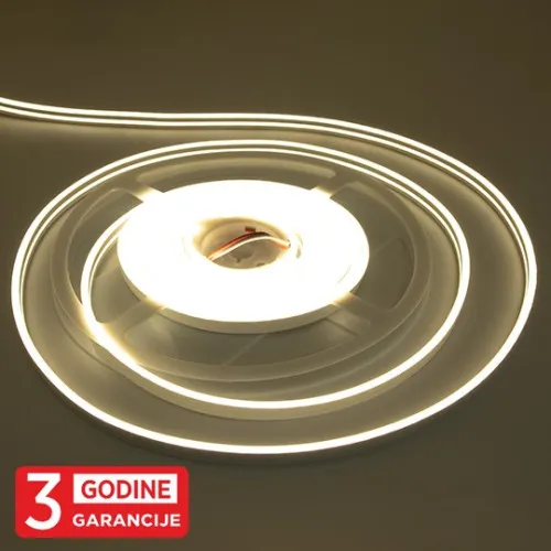 SMD LED neon FLEX traka 8W/1m 24V 4000K IP67 5m kotur 4x10mm 120 LED/1m 3Y MLV-2835-120-ML