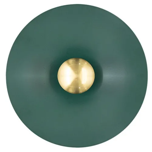 Zidna lampa zelena LED zlatno- 3000K M11113-GGD