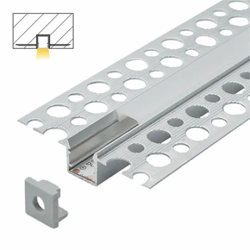 Aluminijumski profil za LED trake 10x43.7x2000mm ugradni sa difuzorom 2m MA1010-UG Mitea Lighting