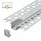 Aluminijumski profil za LED trake 10x43.7x2000mm ugradni sa difuzorom 2m MA1010-UG