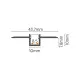 Aluminijumski profil za LED trake 10x43.7x2000mm ugradni sa difuzorom 2m MA1010-UG