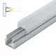 Aluminijumski profil za LED trake sivi 11.2x11.2x2000mm nadgradni sa difuzorom 2m MA1111-A