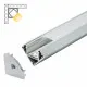 Aluminijumski profil za LED trake ugaoni 19x19x2000mm set sa difuzorom M602-A Mitea Lighting