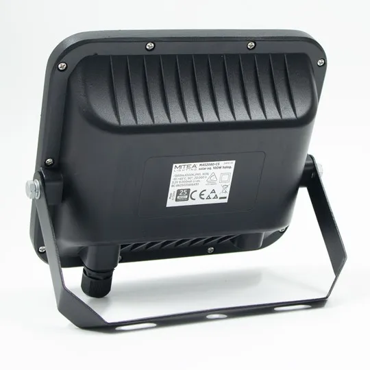LED reflektor crni 100W 6500K IP65 solarni set AL body M452080-C5