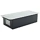 srebrno-crni POPUP nameštajski PODSKLOP sa tri utičnice 16A 250V-3600W ME-PN-1205/S-3