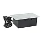 Priključnica srebrno 1.5m -crna POPUP nameštajska + USB Tip-A+Tip-C 5V 2.1A 10W, 16A 250V-3600W 3x1.5mm2 ME-PN-1214-USB/S-1