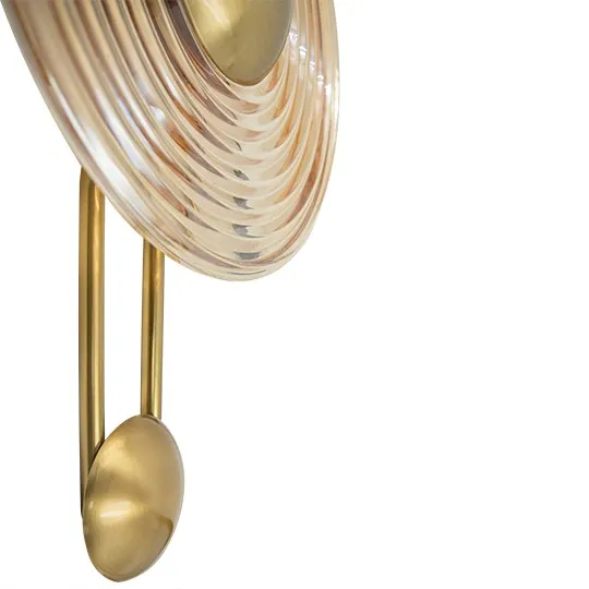 Zidna lampa zlatna LED 3000K M11120-GD