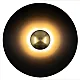 Zidna lampa crno-zlatna LED 3000K M11113-CGD