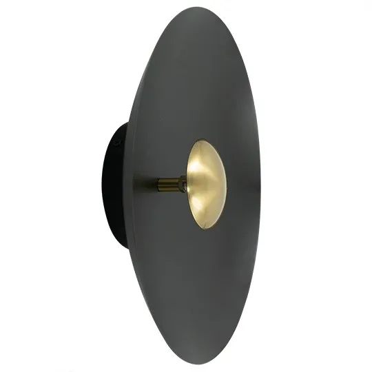 Zidna lampa crno-zlatna LED 3000K M11113-CGD
