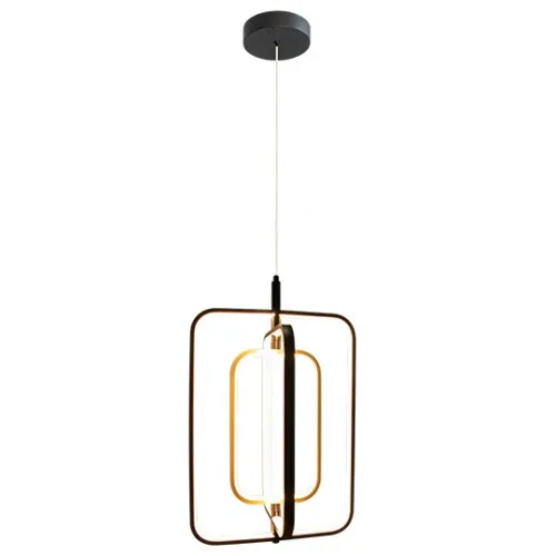 LED visilica crno-zlatna 3000-6000K M205496-GB Mitea Lighting