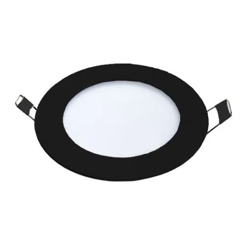 Ugradni okrugli led panel crni 6W 4000K M6UO-BK