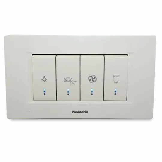 Kupatilski indikator beli horizontalni sa indik. WT9(WVTT40025WH)-EU2 Thea Modular 4M Panasonic