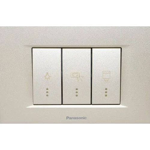 Kupatilski indikator zlatni horizontalni sa indik. WT9(WVTT30025DR)-EU2 Thea Modula 3M Panasonic