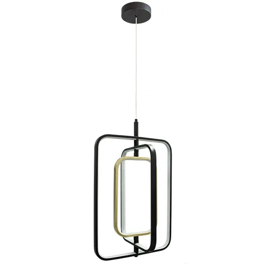 LED visilica crno-zlatna 3000-6000K M205496-GB Mitea Lighting