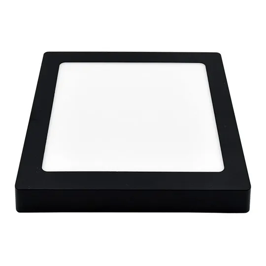 Nadgradni kvadratni led panel crni 24W 3000~6500K M24NK-BK-CCT