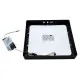 Nadgradni kvadratni led panel crni 24W 3000~6500K M24NK-BK-CCT