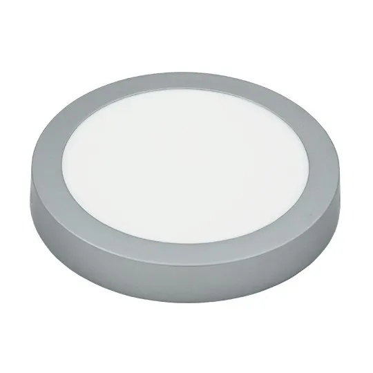 Nadgradni okrugli led panel srebrni 18W 3000~6500K M18NO-SIL-CCT