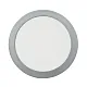 Nadgradni okrugli led panel srebrni 18W 3000~6500K M18NO-SIL-CCT