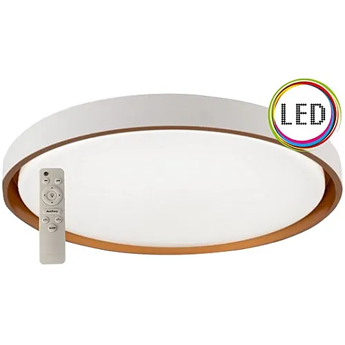 LED plafonjera sa daljinskim belo-zlatna 45W LED SMD CCT 3000~6500K fi500mm M205519-A