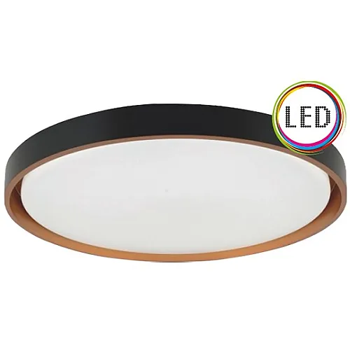 LED plafonjera crno-zlatna 28W LED SMD CCT 3000~6500K fi400mm M205520-A