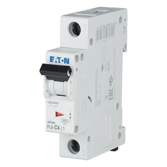 Automatski osigurač 4A C 6kA PL6-C4/1 286529 Eaton