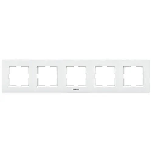 Okvir petostruki horizontalni beli WKTF0805-2WH EU4 Karre Plus Panasonic KPC