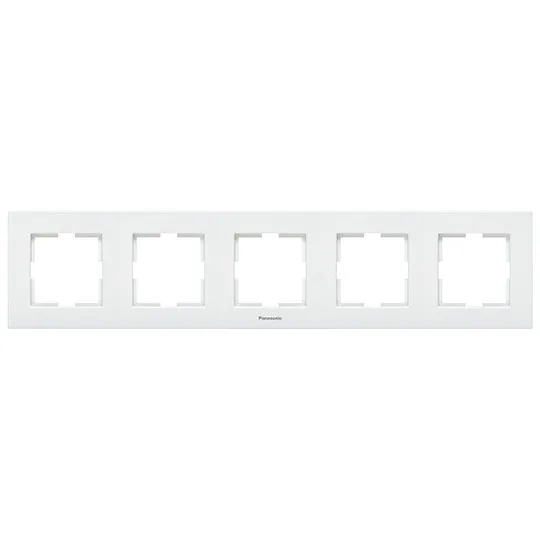 Okvir petostruki horizontalni beli WKTF0805-2WH EU4 Karre Plus Panasonic KPC