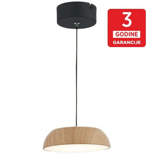 Visilica LED 8W 3000K svetlo drvo 3Y M10942