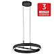 Visilica crna LED 32W 3000K peščano 3Y M10945