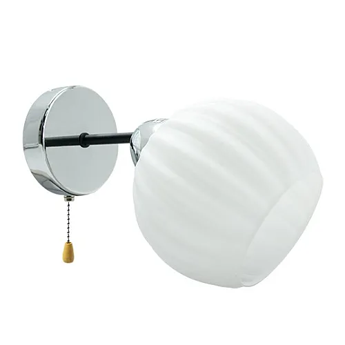 Zidna lampa hrom-belo 1xE27 max.60W 220V M11092-1Z