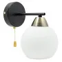 Zidna lampa crna + zlatna + bela 1xE27 max.60W 220V M11090-1Z