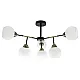 Luster zlatni Max.60W 220~240V crno- 6xE27 M11090-6