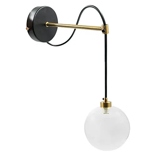 Zidna lampa crno-zlatna 1xG9 max.40W 220V M11091-1Z