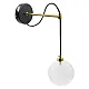 Zidna lampa crno-zlatna 1xG9 max.40W 220V M11091-1Z
