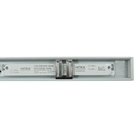 Visilica bela 30W 170~240V 3CCT 3000/4000/6500K L600 x W50 x H50mm LED linearna svetiljka (ili nadgradna) nizajuća (linkabilna) 3000lm M203840-W