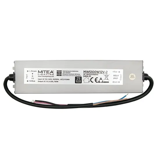Napajanje MWS100W 12V IP67 100W 8.3A