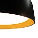Visilica crna + boja drveta 28W LED SMD 3CCT 400mm okrugla sa daljinskim M205536-A-O