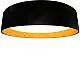 Visilica crna + boja drveta 28W LED SMD 3CCT 400mm okrugla sa daljinskim M205536-A-O