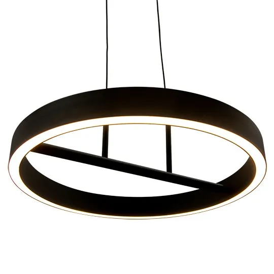 Visilica crna LED 32W 3000K peščano 3Y M10945