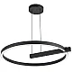 Visilica crna LED 36W 3000K peščano 3Y M10956