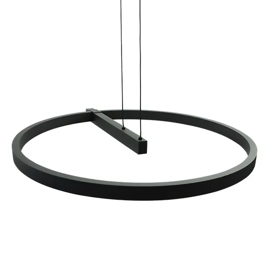 Visilica crna LED 36W 3000K peščano 3Y M10956