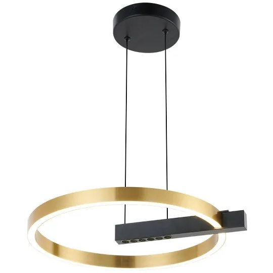 Visilica zlatna LED 24W 3000K crna + brušena 3Y M10957