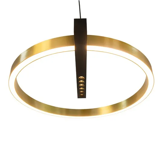 Visilica zlatna LED 24W 3000K crna + brušena 3Y M10957