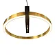 Visilica zlatna LED 24W 3000K crna + brušena 3Y M10957