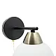 Zidna lampa crna + zlatna + bela 1xE27 max.60W 220V M11090-1Z