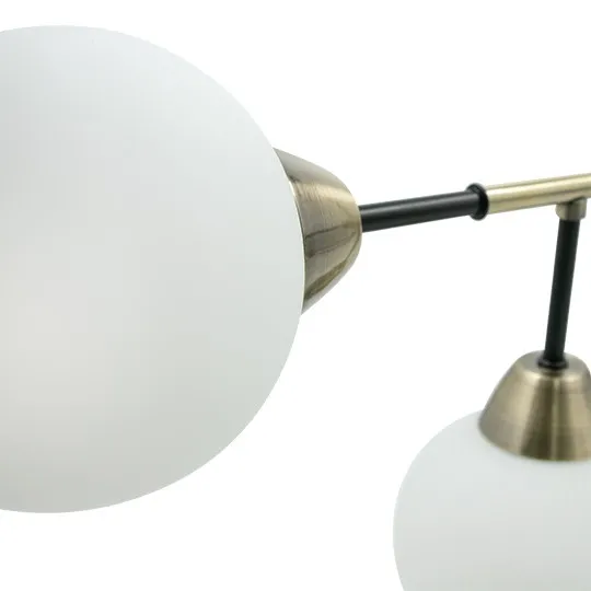 Luster zlatni Max.60W 220~240V crno- 6xE27 M11090-6